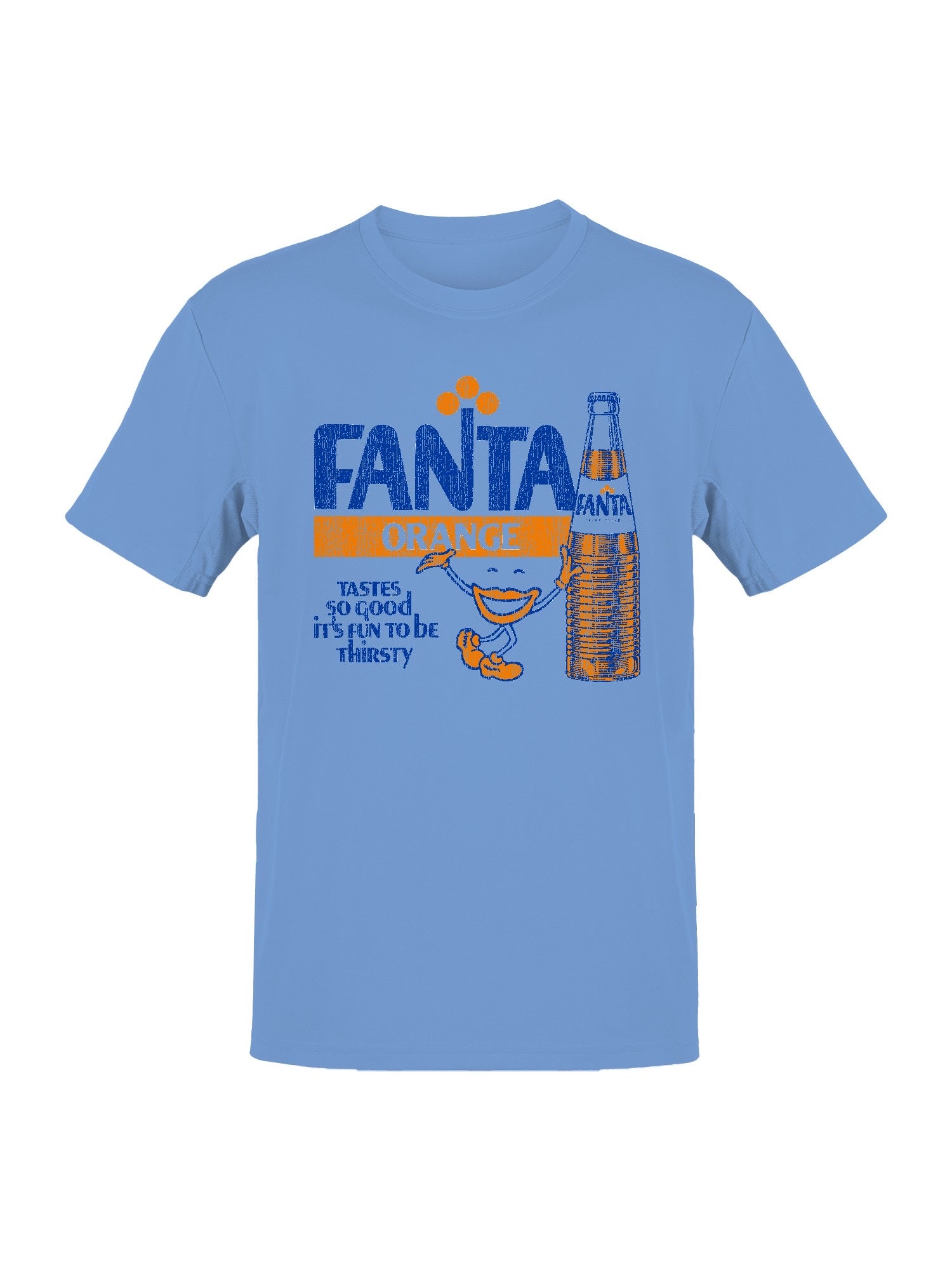 Officially Licensed Fanta Vintage Orange Advertisement Men's T-shirt