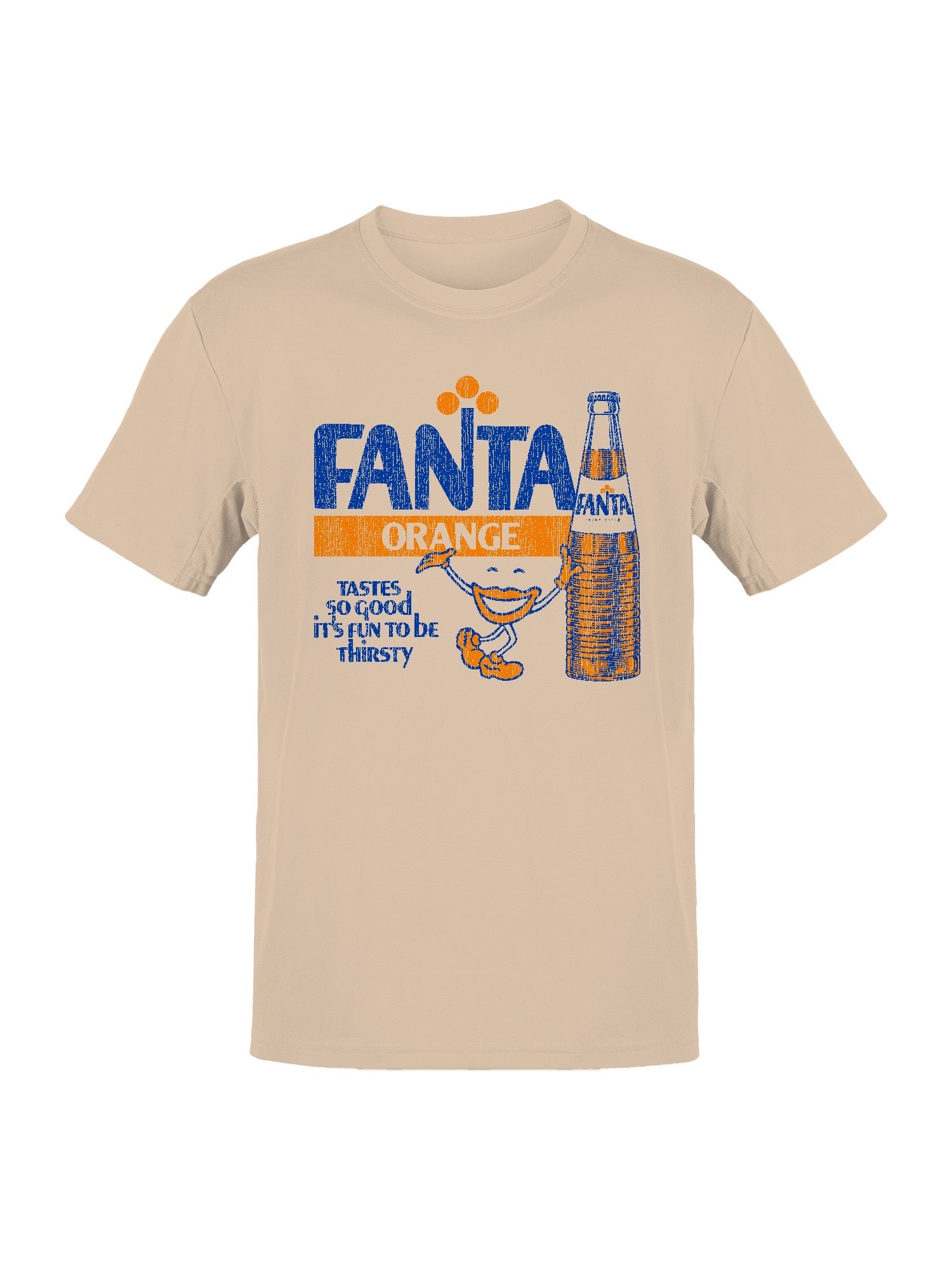 Officially Licensed Fanta Vintage Orange Advertisement Men's T-shirt