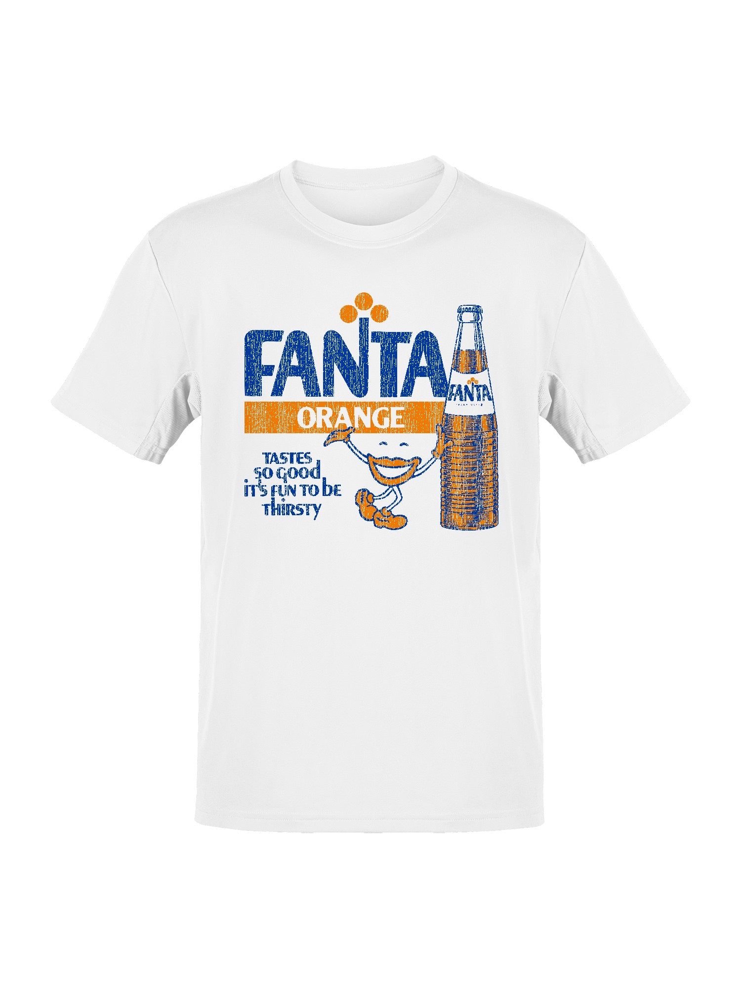 Officially Licensed Fanta Vintage Orange Advertisement Men's T-shirt