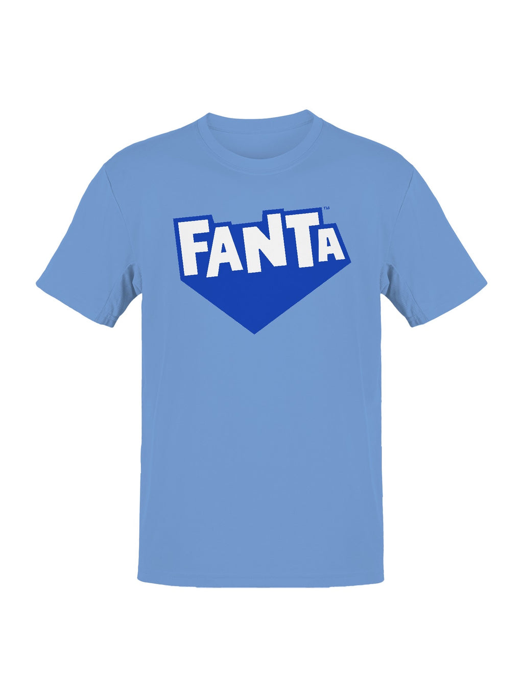 Officially Licensed Fanta Logo in Blue Men's T-shirt