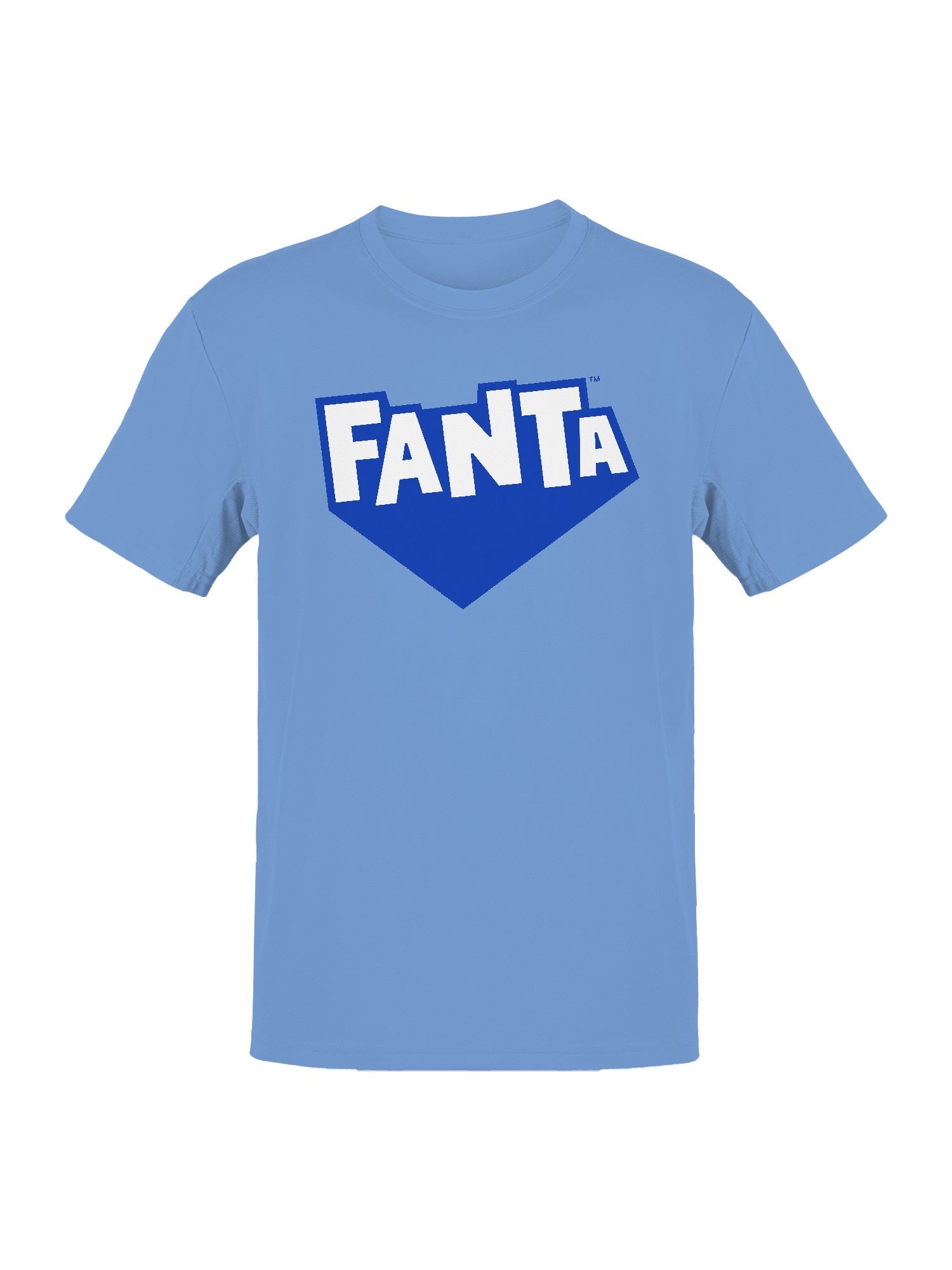 Officially Licensed Fanta Logo in Blue Men's T-shirt