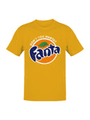 Officially Licensed Fanta Retro Logo Design Men's T-shirt