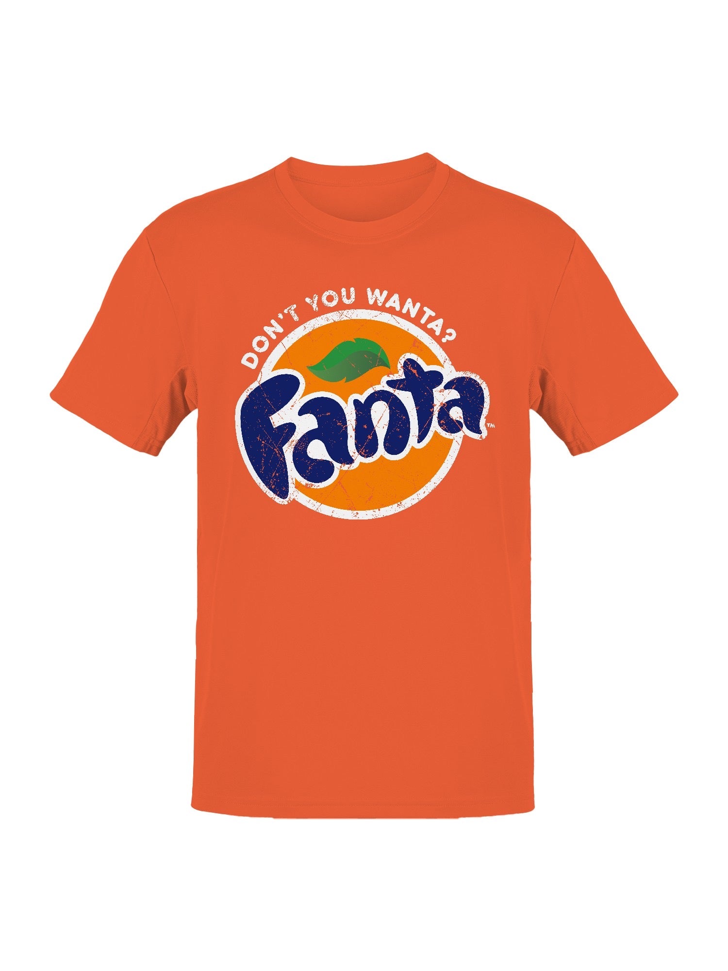 Officially Licensed Fanta Retro Logo Design Men's T-shirt