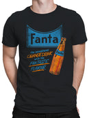 Officially Licensed Fanta Retro Orange Drink Advertisement Men's T-shirt