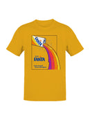 Officially Licensed Fanta Retro Advertisement with Rainbow Pour Men's T-shirt