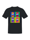 Officially Licensed Fanta Pop Art Style Cans Men's T-shirt