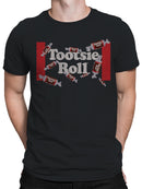 Officially Licensed Tootsie Roll Collage Men's T-shirt