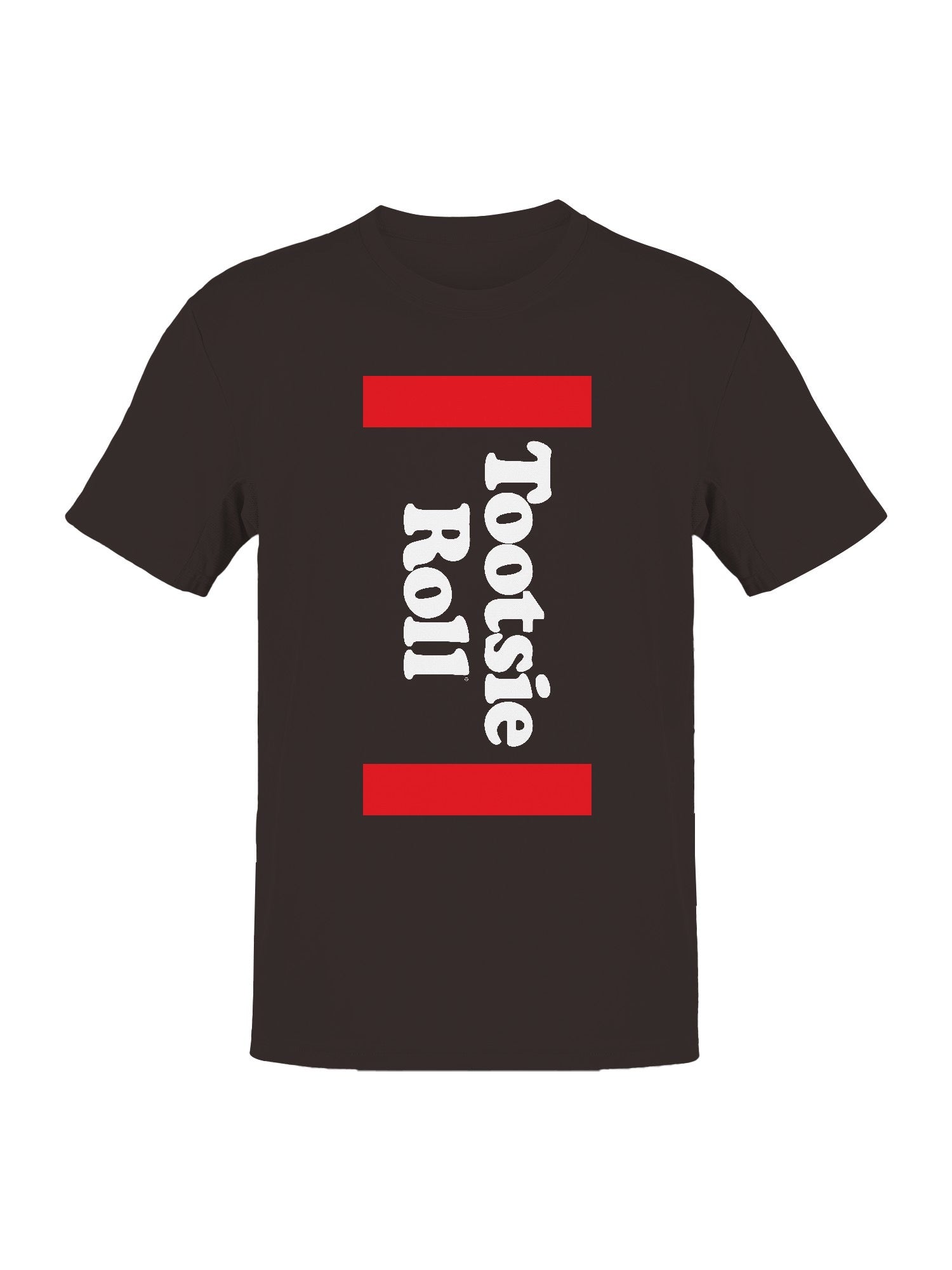 Officially Licensed Tootsie Roll Classic Horizontal Logo Men's T-shirt