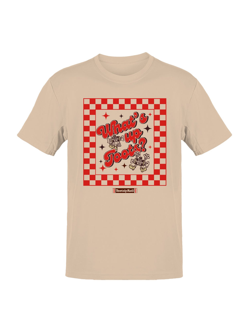 Officially Licensed Tootsie Roll Retro Design Men's T-shirt