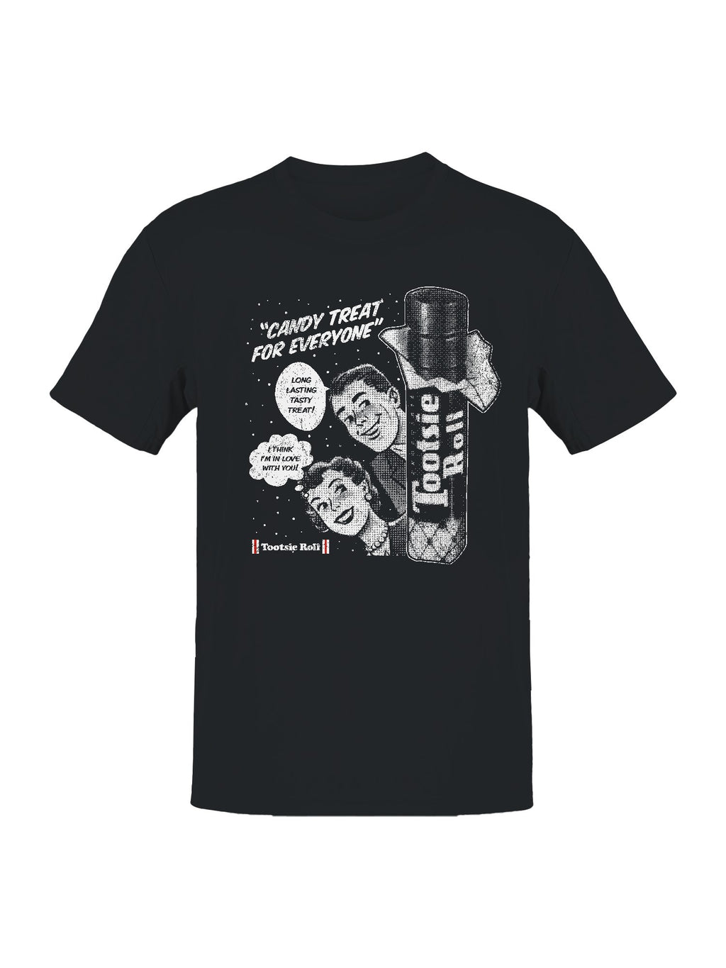 Officially Licensed Tootsie Roll Retro Advertisement Men's T-shirt