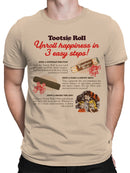 Officially Licensed Tootsie Roll Unroll Happiness Men's T-shirt