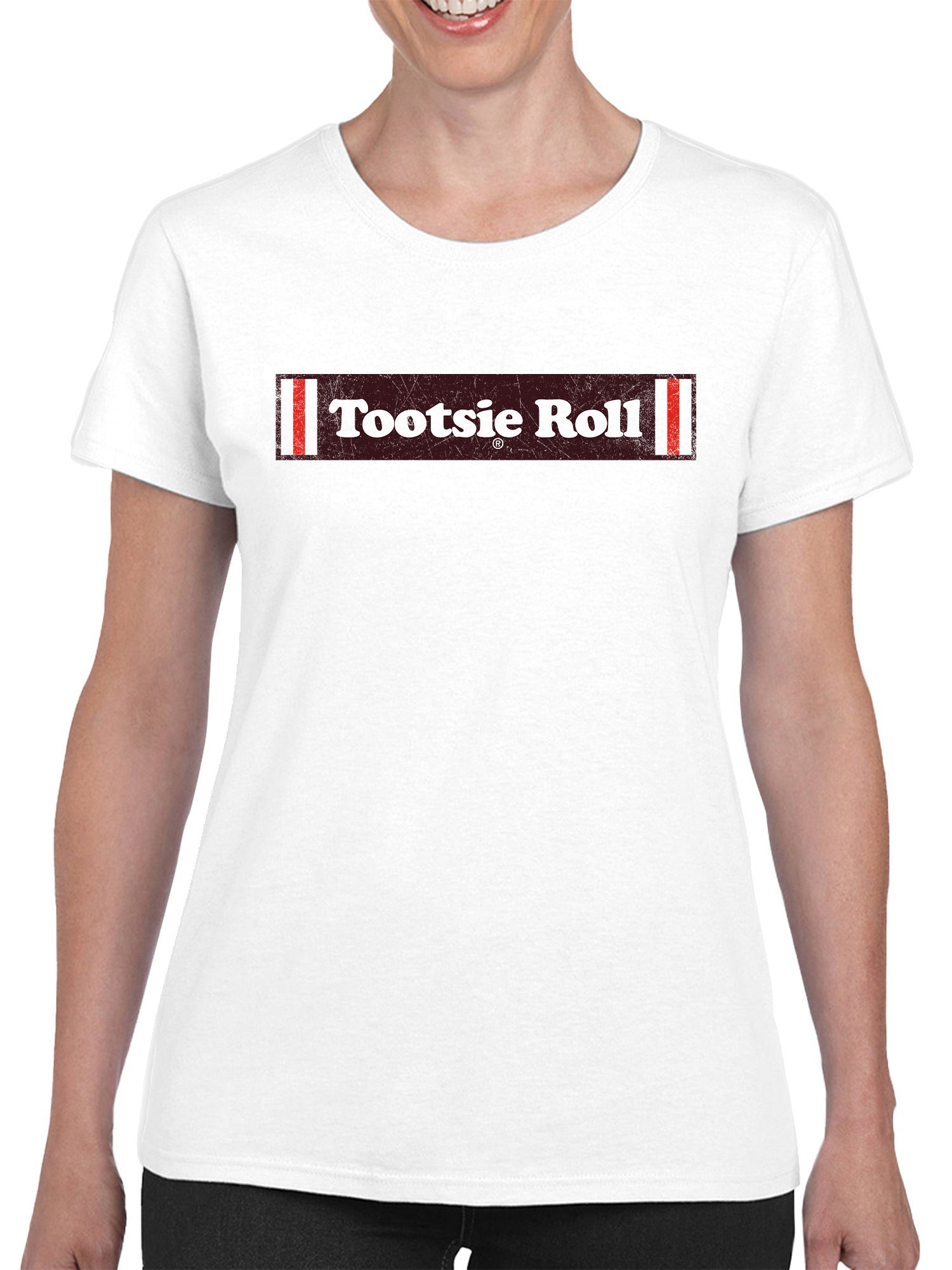 Officially Licensed Tootsie Roll Logo Design Women's T-shirt