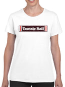 Officially Licensed Tootsie Roll Logo Design Women's T-shirt