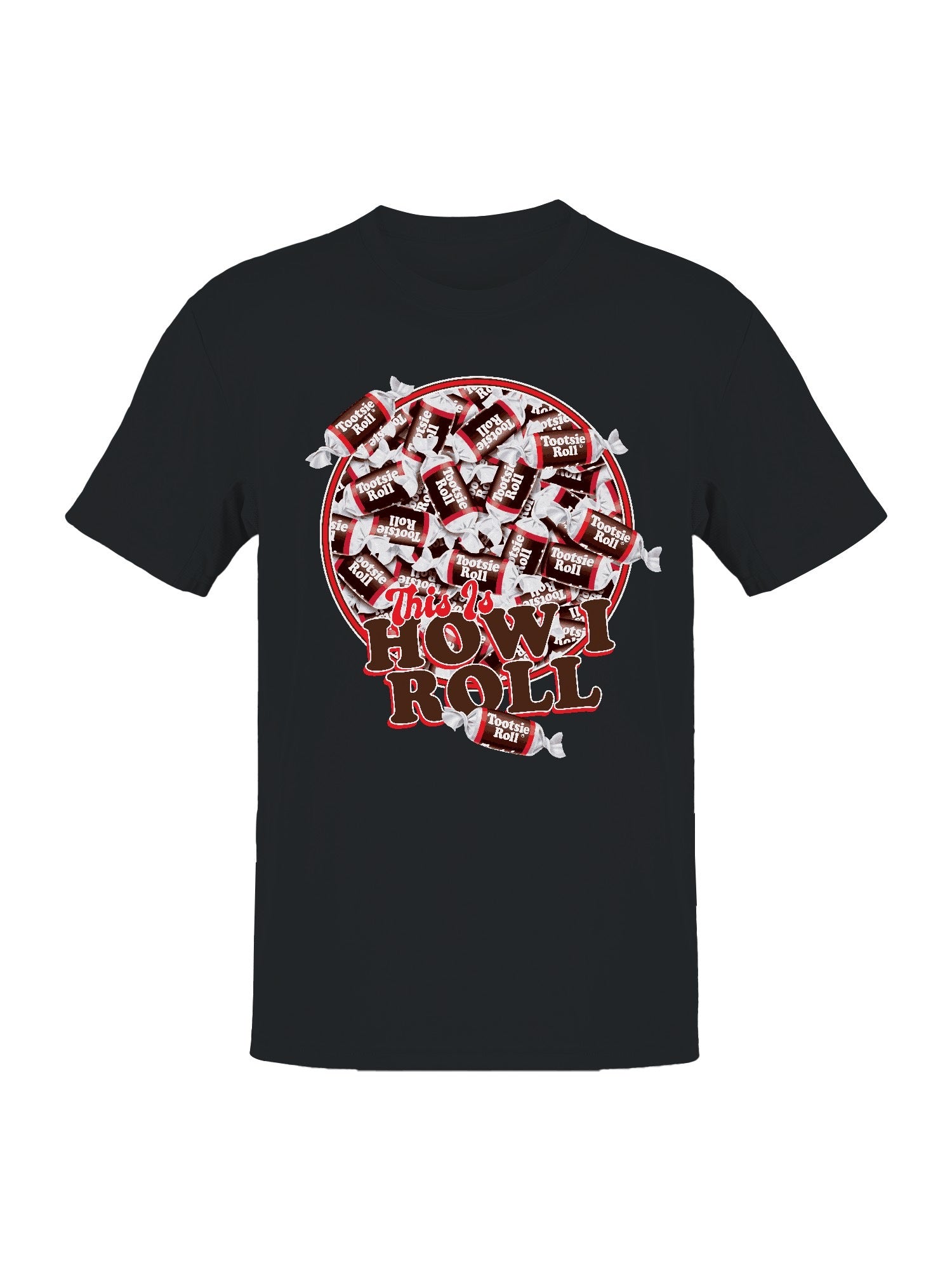 Officially Licensed Tootsie Roll How I Roll Fun Women's T-shirt