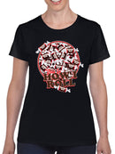 Officially Licensed Tootsie Roll How I Roll Fun Women's T-shirt