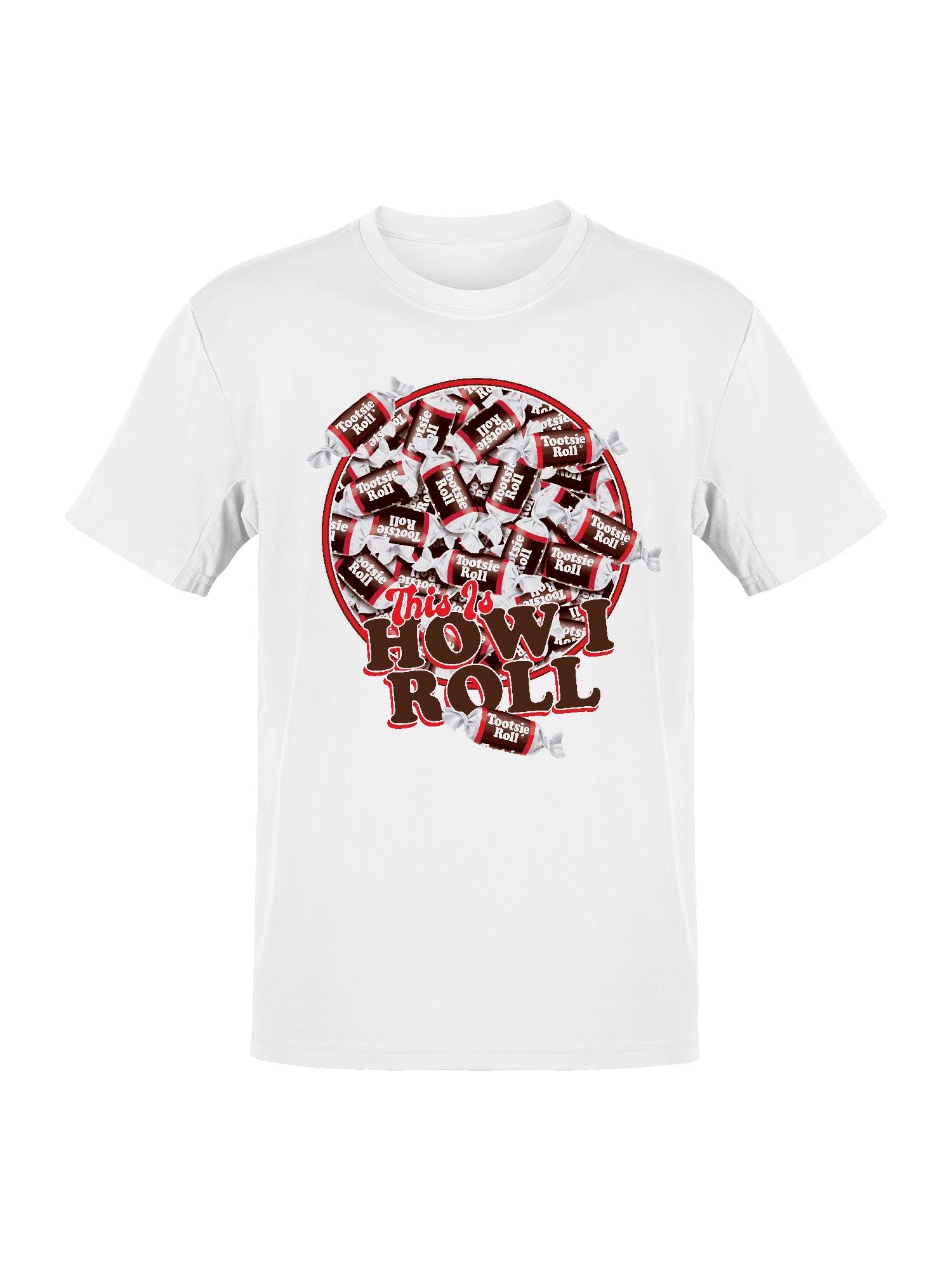 Officially Licensed Tootsie Roll How I Roll Fun Women's T-shirt