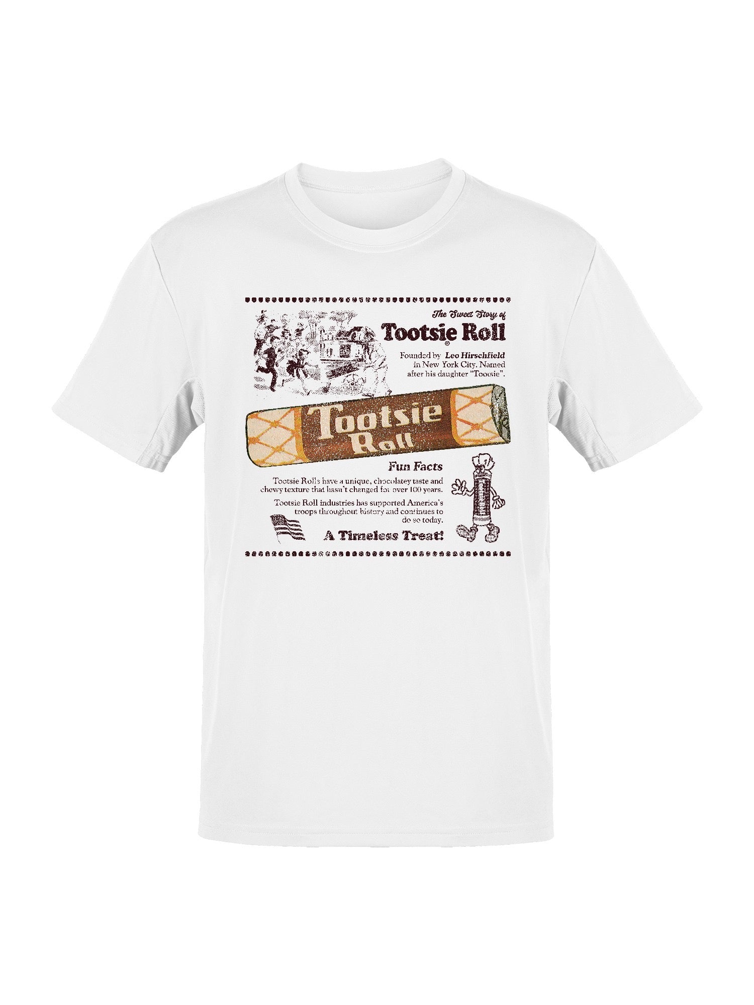 Officially Licensed Tootsie Roll The Sweet History Women's T-shirt