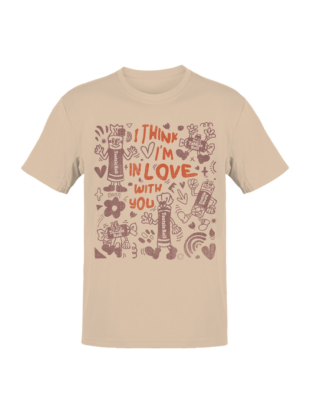 Officially Licensed Tootsie Roll Whimsical Love Women's T-shirt