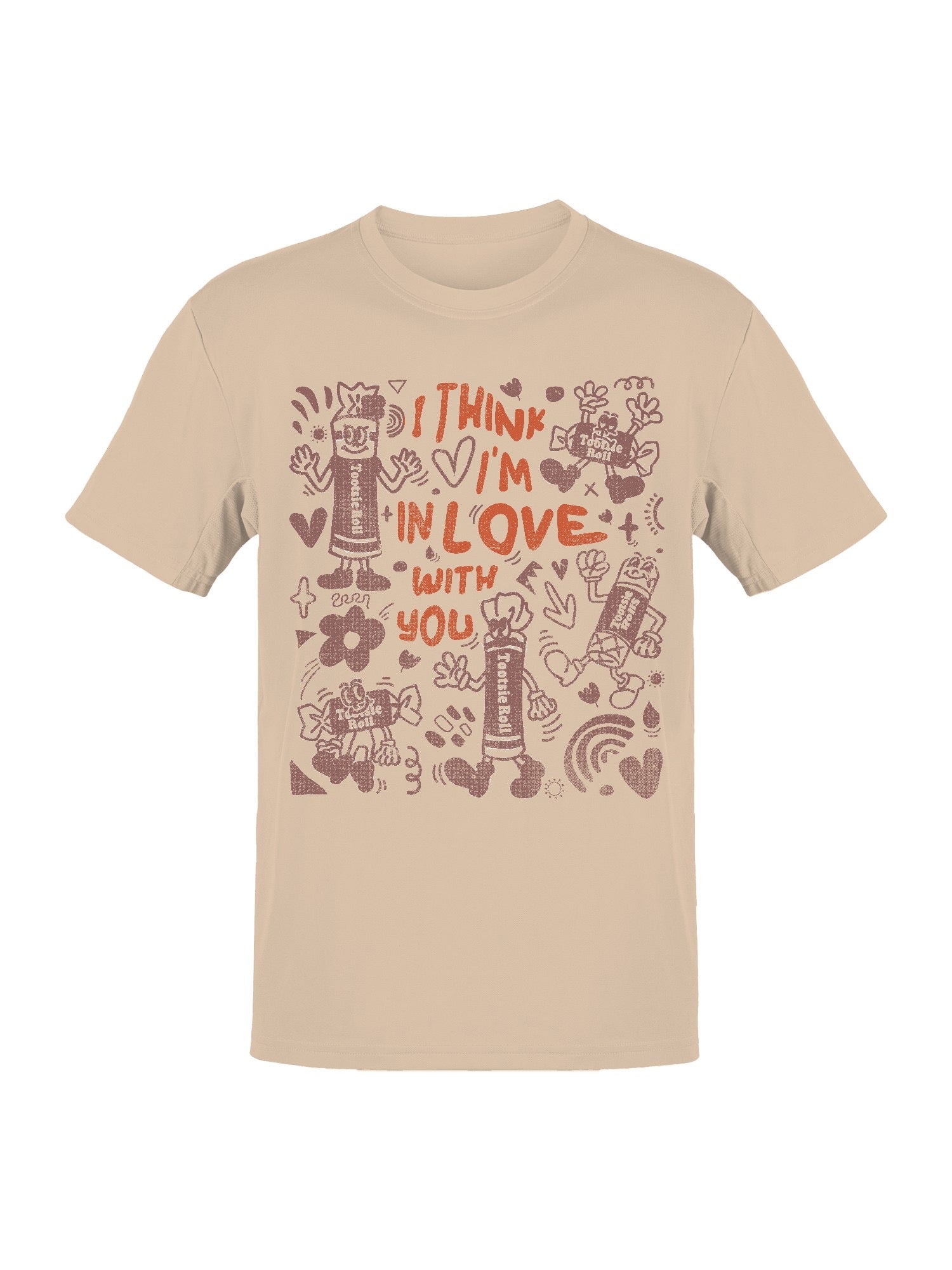 Officially Licensed Tootsie Roll Whimsical Love Women's T-shirt
