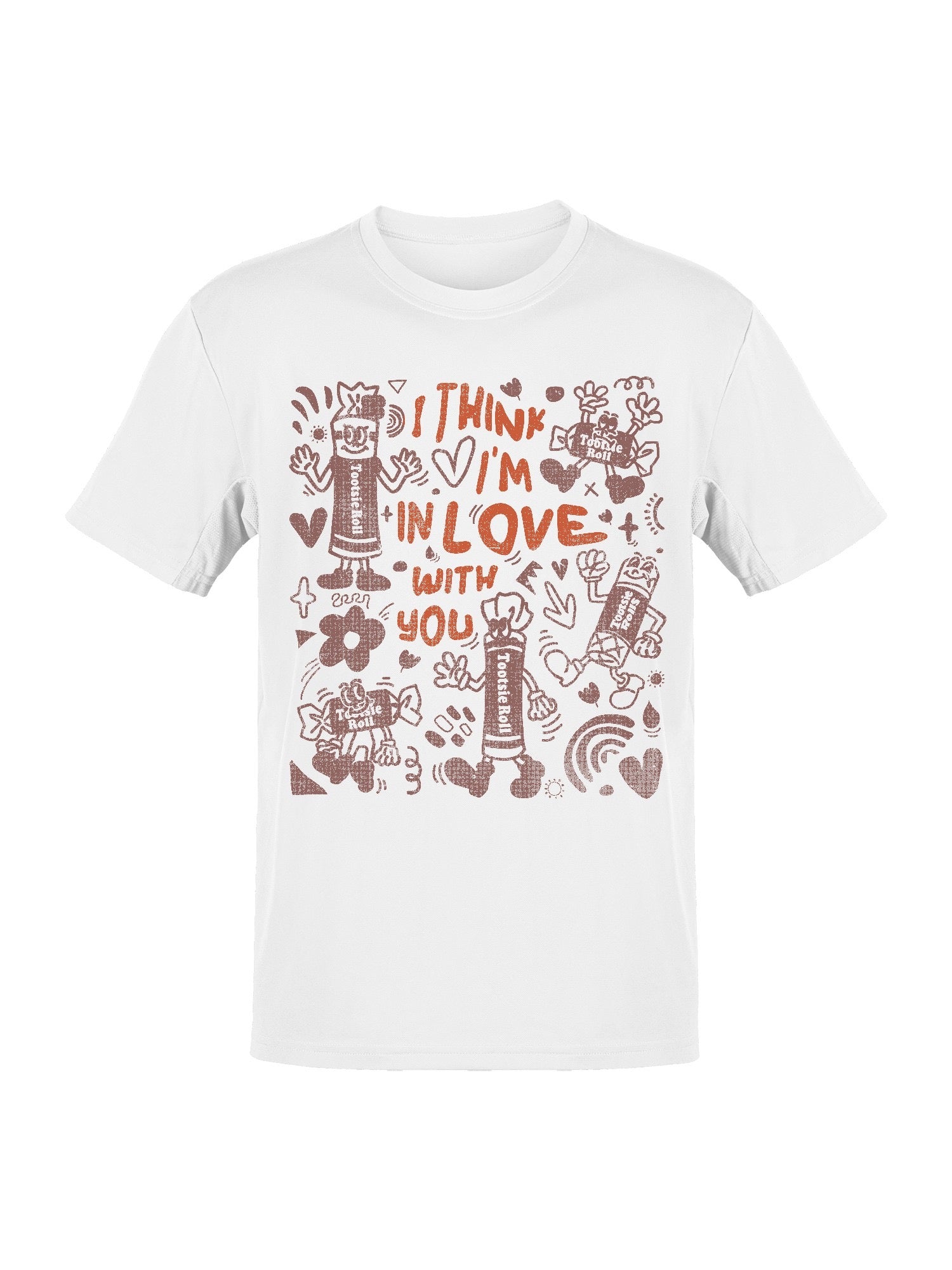 Officially Licensed Tootsie Roll Whimsical Love Women's T-shirt