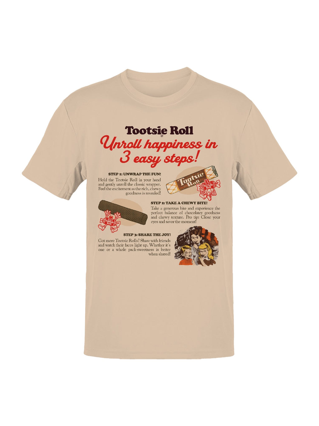 Officially Licensed Tootsie Roll Unroll Happiness  Women's T-shirt