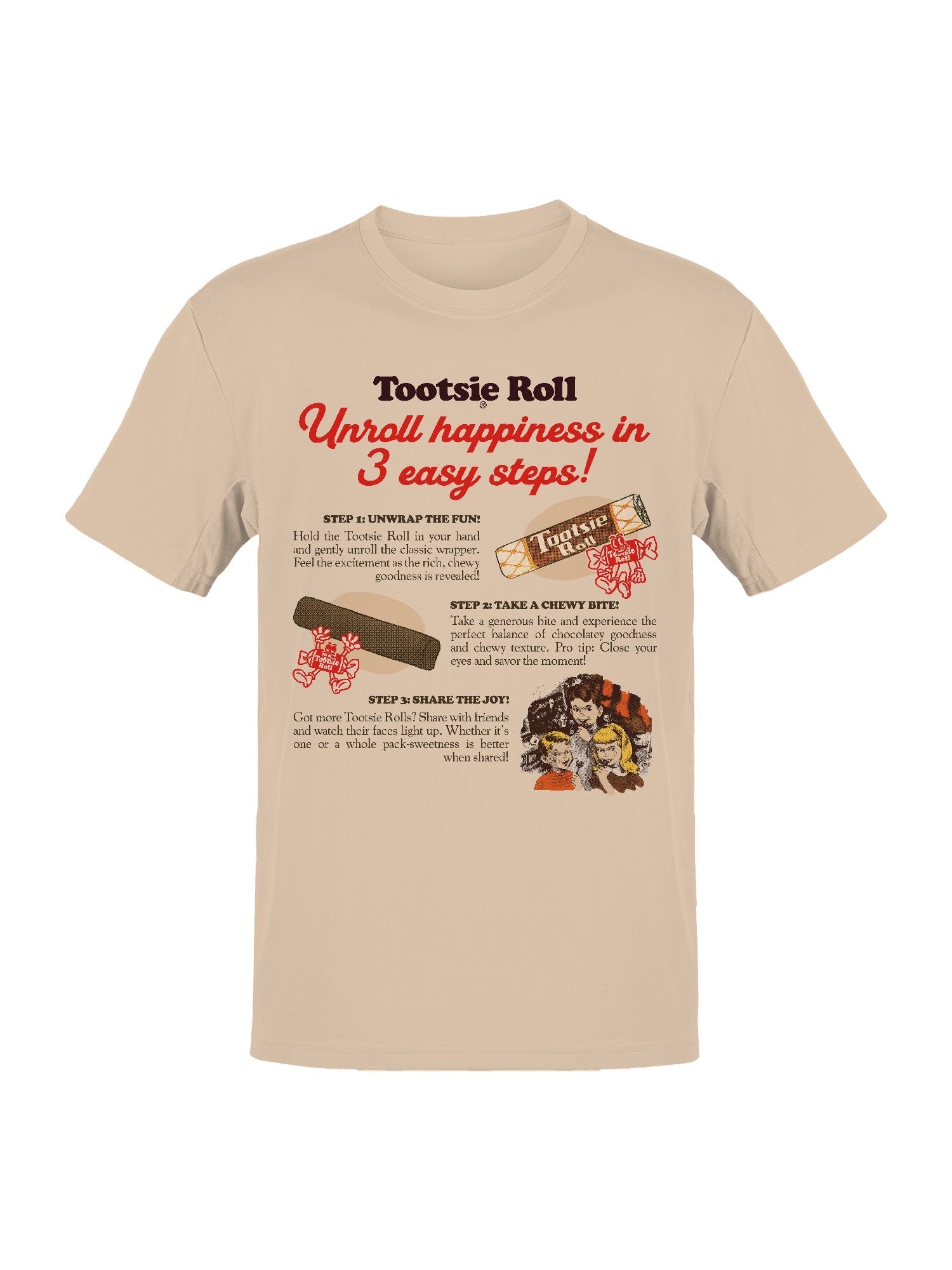 Officially Licensed Tootsie Roll Unroll Happiness  Women's T-shirt