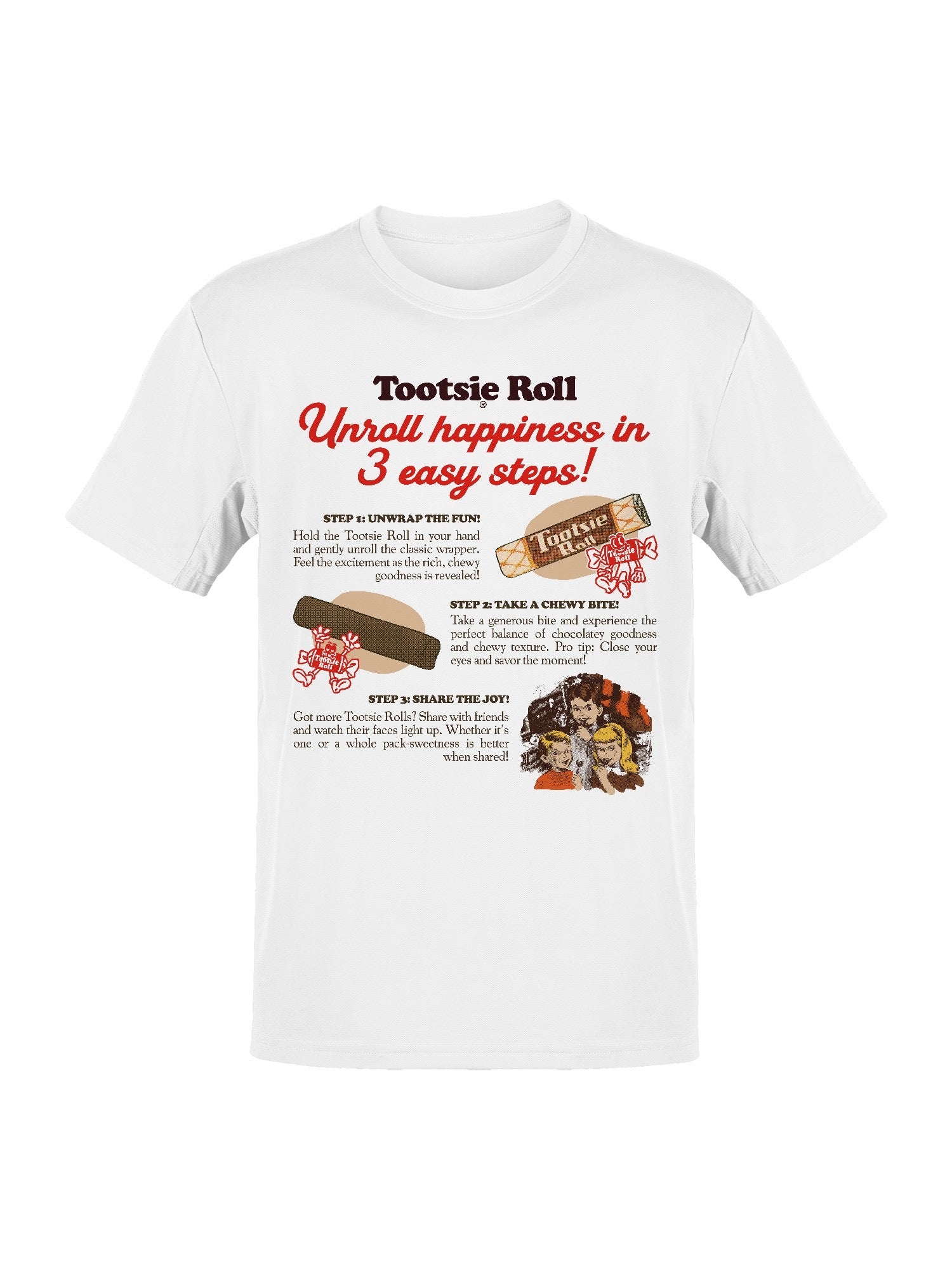Officially Licensed Tootsie Roll Unroll Happiness  Women's T-shirt