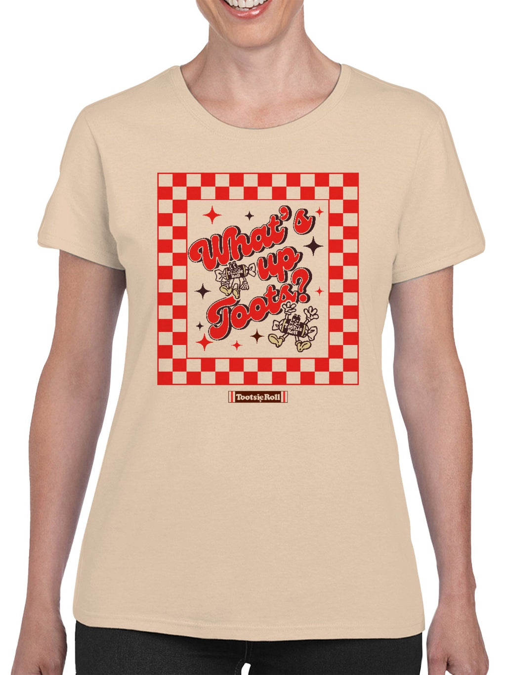 Officially Licensed Tootsie Roll Retro Design Women's T-shirt