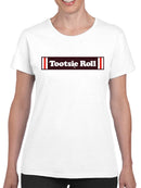 Officially Licensed Tootsie Roll Logo Women's T-shirt