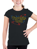 Officially Licensed Tootsie Roll Vibrant Neon Design Youth's T-shirt