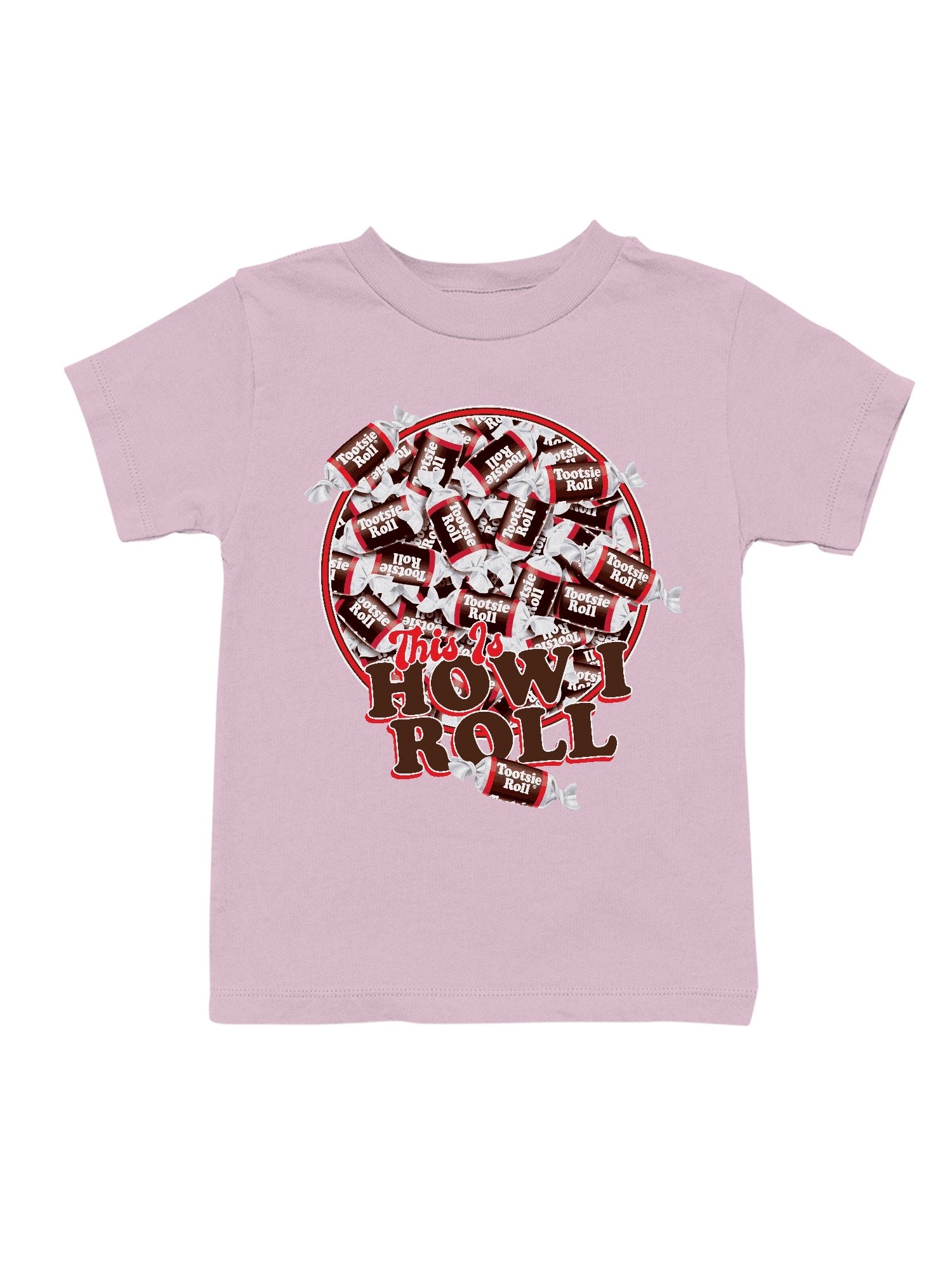 Officially Licensed Tootsie Roll How I Roll Fun Youth's T-shirt