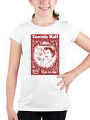 Officially Licensed Tootsie Roll Classic Advertisement Youth's T-shirt