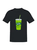 Officially Licensed Sprite Refreshing Sprite Cup Illustration Men's T-shirt