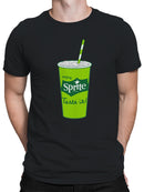 Officially Licensed Sprite Refreshing Sprite Cup Illustration Men's T-shirt