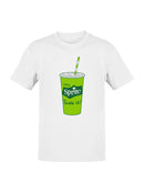 Officially Licensed Sprite Refreshing Sprite Cup Illustration Men's T-shirt