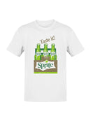 Officially Licensed Sprite Refreshing Retro Sprite Design Men's T-shirt