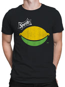 Officially Licensed Sprite Refreshing Sprite Lemon-Lime Logo  Men's T-shirt