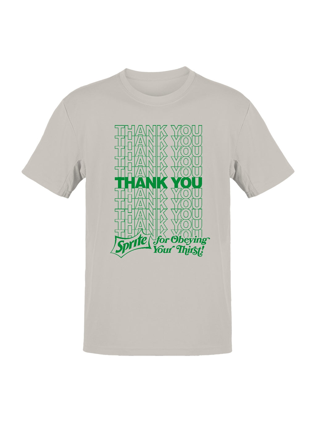 Officially Licensed Sprite Sprite's Refreshing Appreciation Message Men's T-shirt