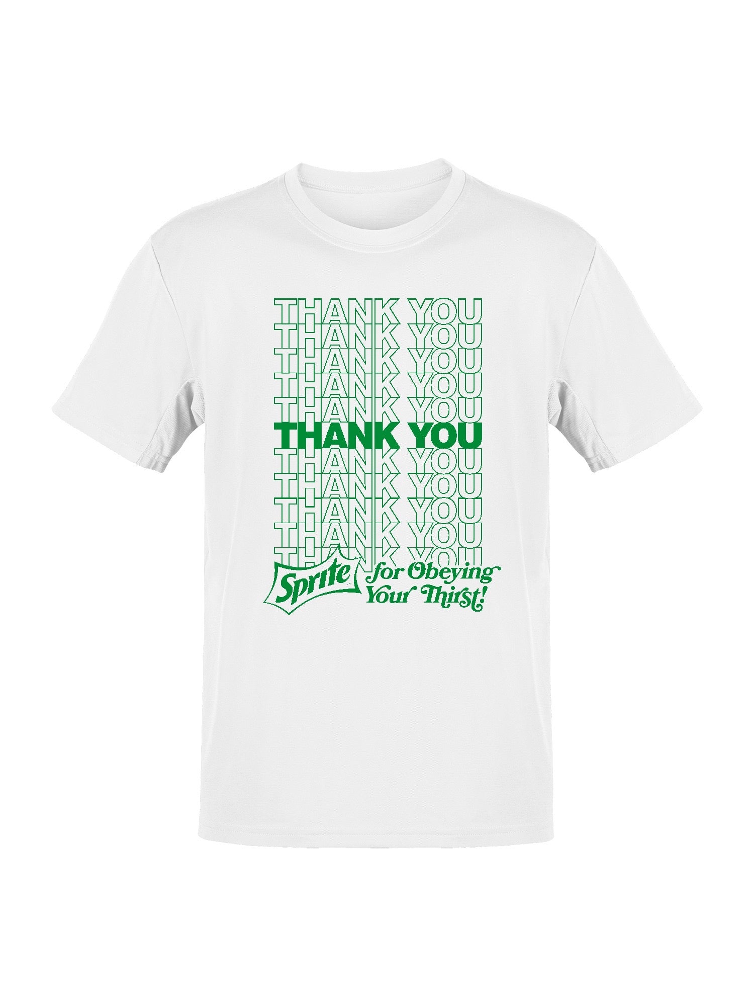 Officially Licensed Sprite Sprite's Refreshing Appreciation Message Men's T-shirt