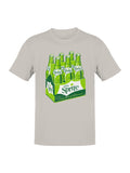 Officially Licensed Sprite Vintage Sprite Bottle Pack Design Men's T-shirt