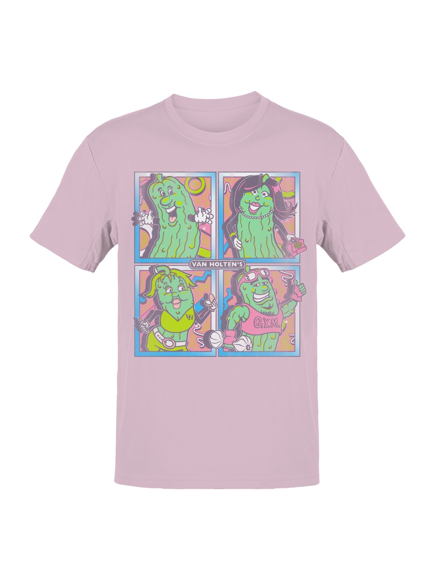 Officially Licensed Van Holten Pickles Fun and Funky Pickle Characters Women's T-shirt