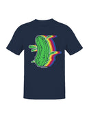 Officially Licensed Van Holten Pickles Vibrant Pickle with Rainbow Splash Men's T-shirt