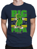 Officially Licensed Van Holten Pickles Cheerful Pickle Character Design Men's T-shirt