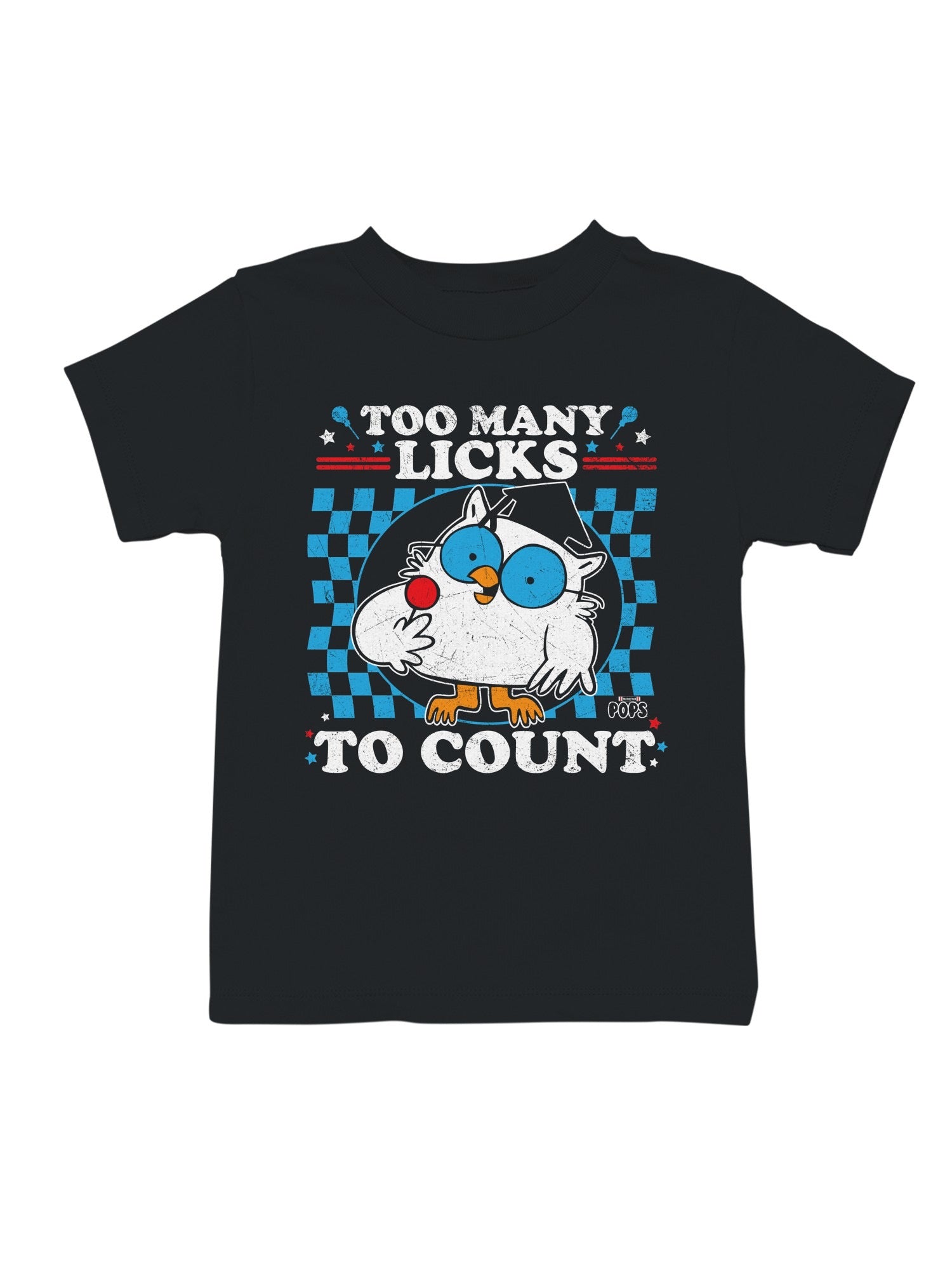 Officially Licensed Tootsie Roll Retro Owl Lollipop Youth's T-shirt