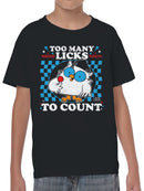 Officially Licensed Tootsie Roll Retro Owl Lollipop Youth's T-shirt