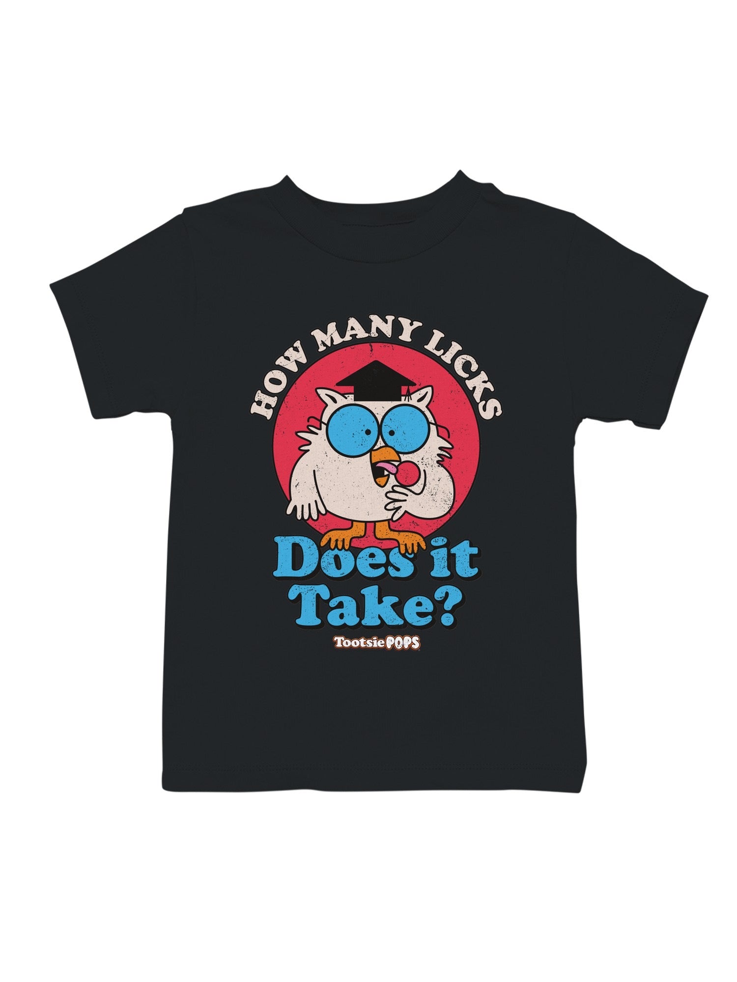 Officially Licensed Tootsie Roll Tootsie Pops Owl Youth's T-shirt