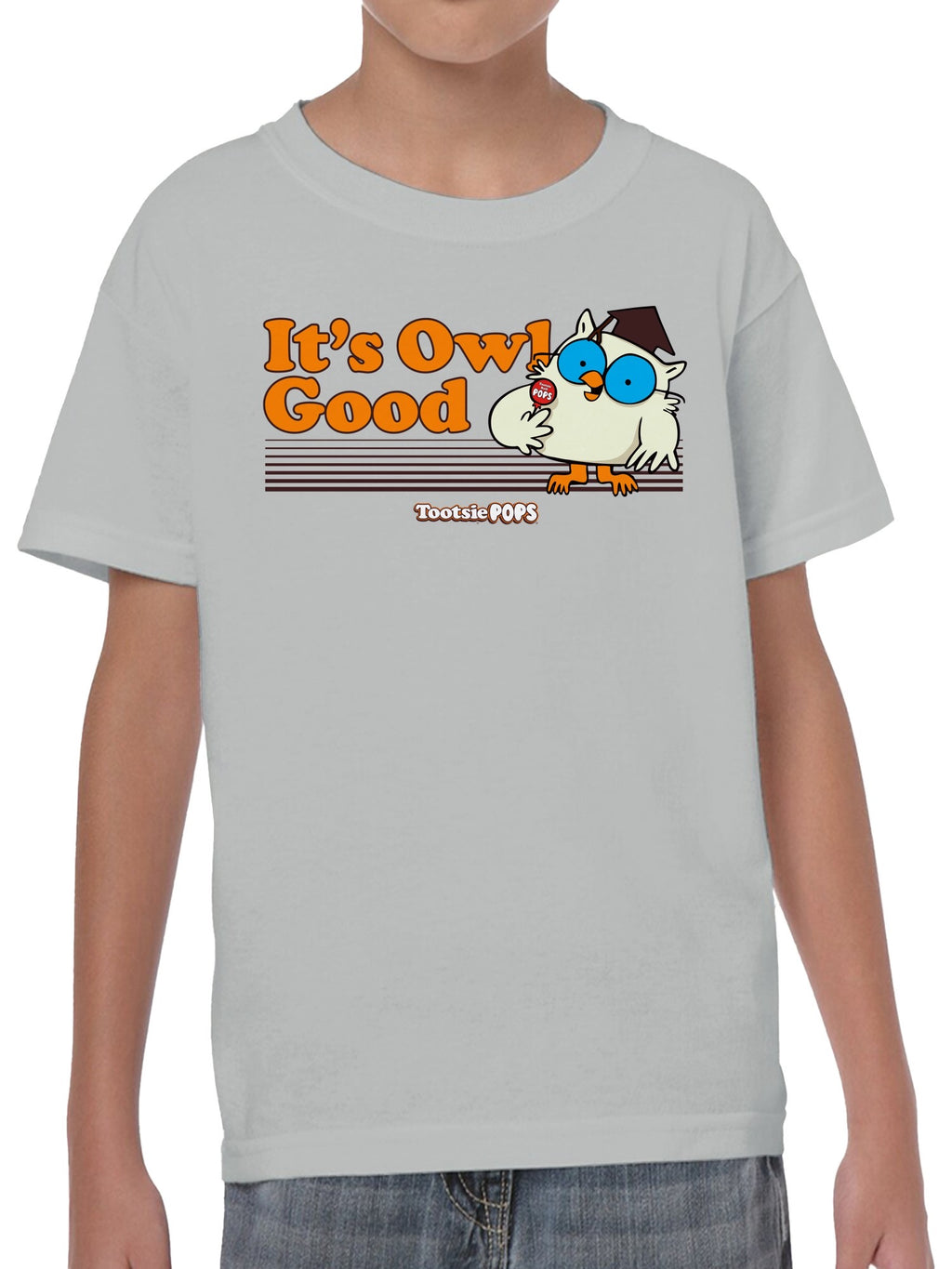 Officially Licensed Tootsie Roll Owl Tootsie Pops Youth's T-shirt