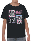 Officially Licensed Tootsie Roll Retro Tootsie Roll Pops  Youth's T-shirt