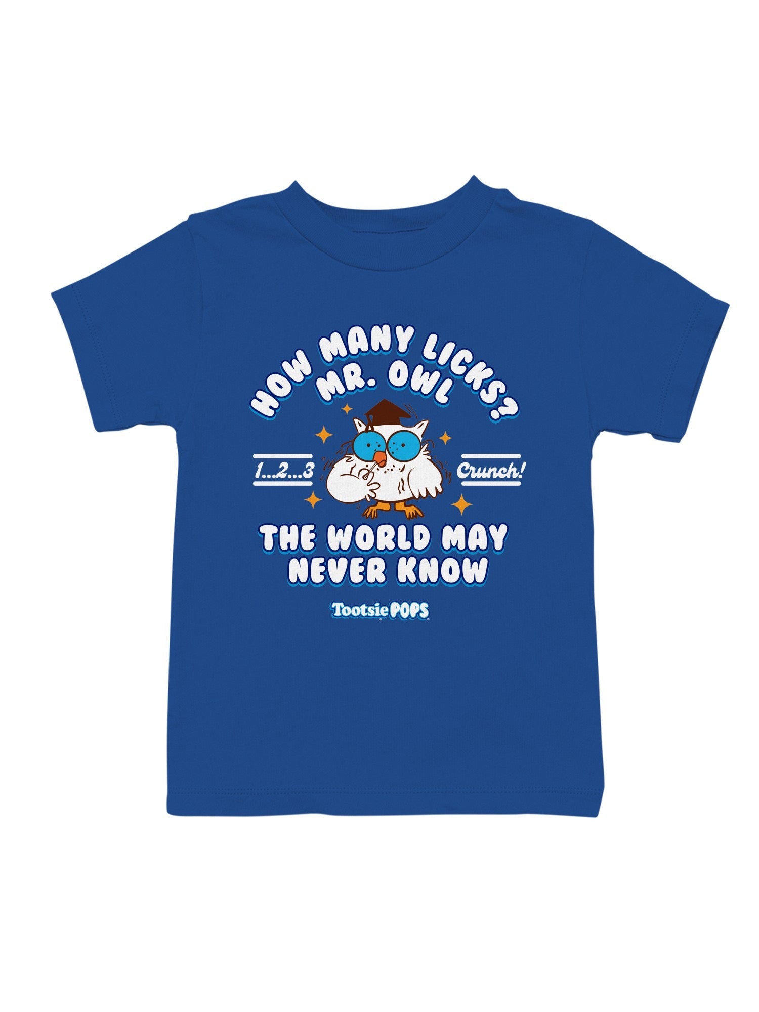 Officially Licensed Tootsie Roll Mr. Owl Tootsie Pop Youth's T-shirt