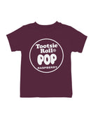 Officially Licensed Tootsie Roll Raspberry Tootsie Pop  Youth's T-shirt